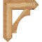 Ekena Millwork Westlake Arts and Crafts Rough Sawn Bracket w/ Offset Brace, Western Red Cedar, 8"W x 24"D x 28"H BKT0806X24X28WTL03RWR - alternate 4